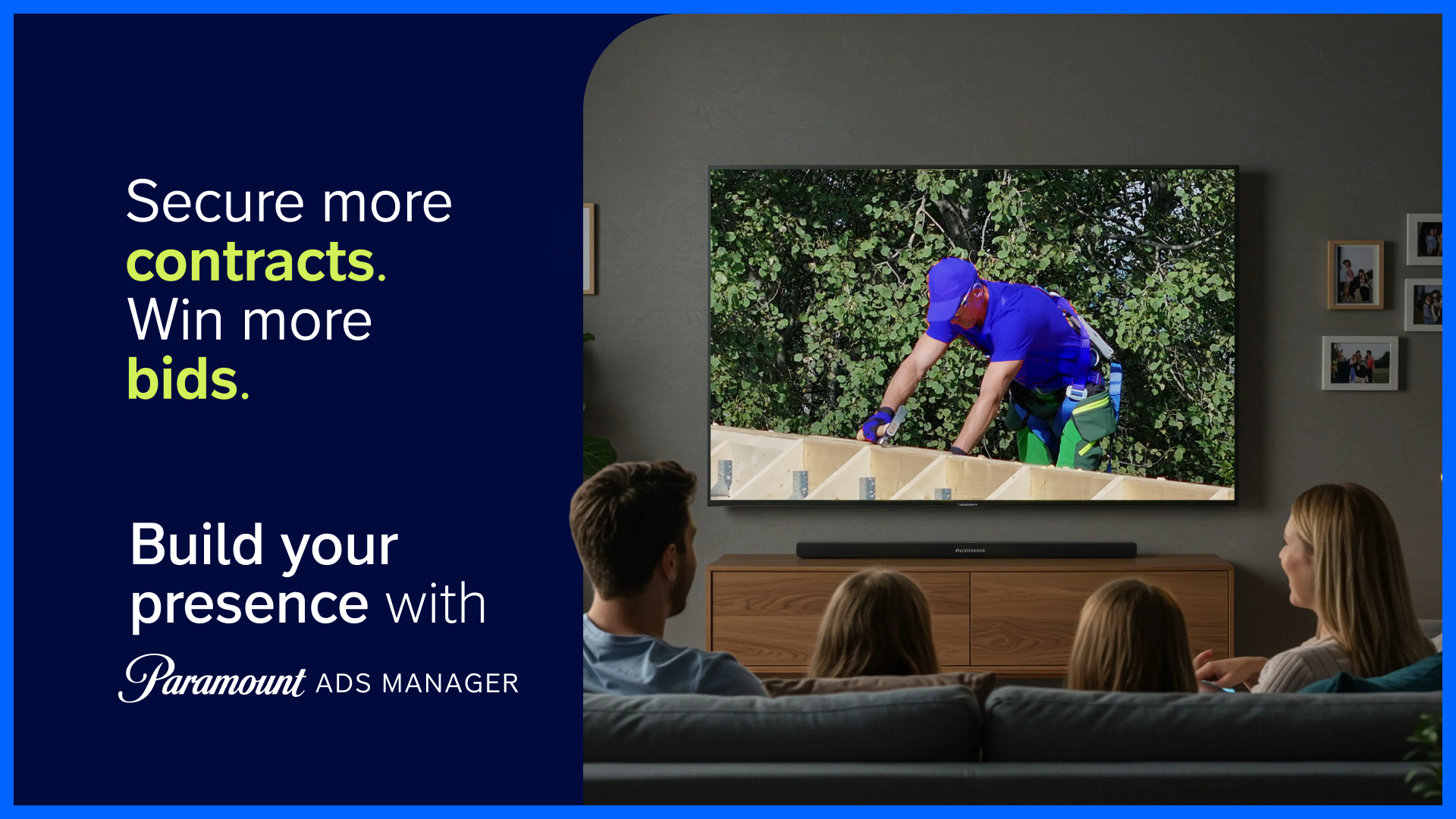 How Paramount Ads Manager Helps Construction Brands Advertise on TV